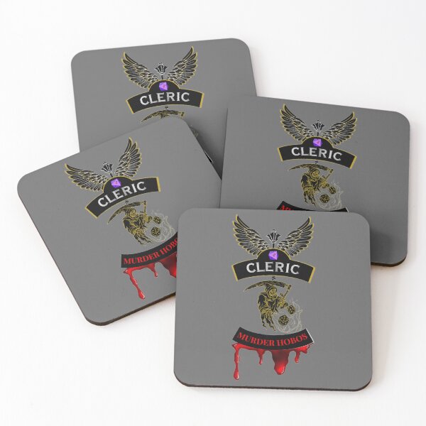 Item preview, Cleric. Murder Hobos. Biker Patch Style designed and sold by Ferndragons.