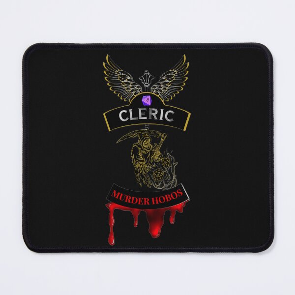 Item preview, Cleric. Murder Hobos. Biker Patch Style designed and sold by Ferndragons.