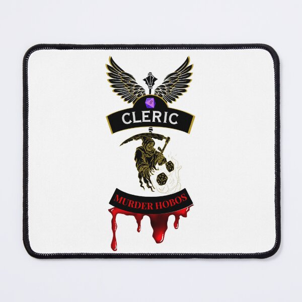 Item preview, Cleric. Murder Hobos. Biker Style Patch designed and sold by Ferndragons.