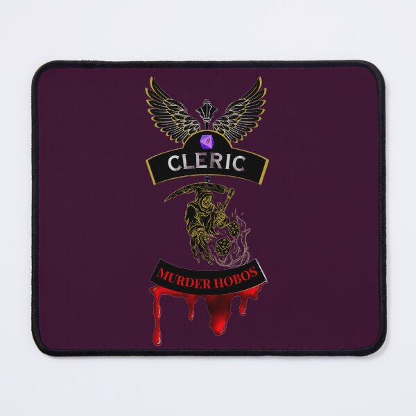 Item preview, Cleric. Murder Hobos. Biker Style Patch designed and sold by Ferndragons.