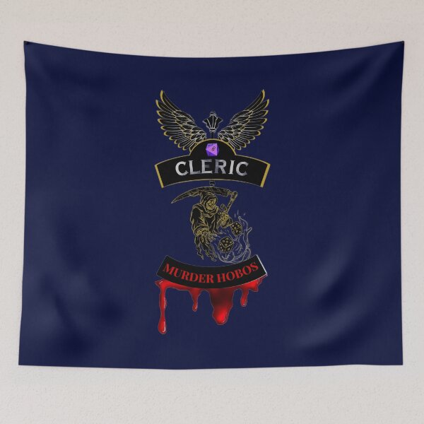 Item preview, Cleric. Murder Hobos. Biker Style Patch  designed and sold by Ferndragons.