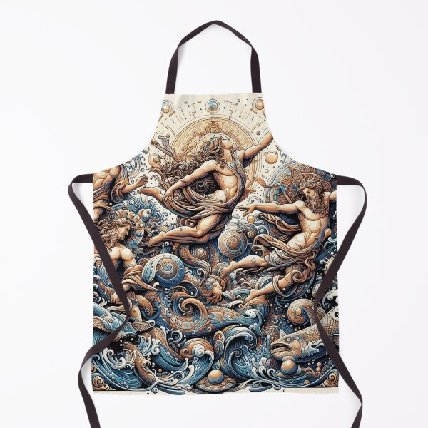 Item preview, Intricate artwork of mythological figures and cosmic elements intertwined designed and sold by homydesign.