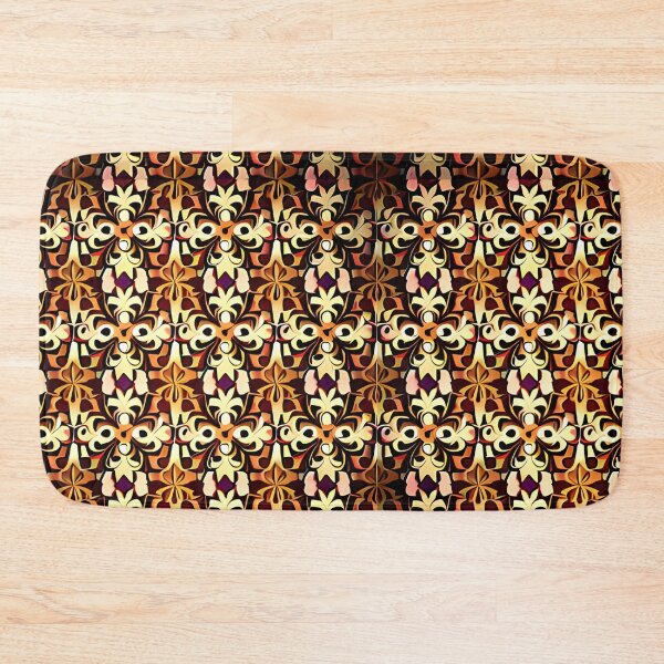 Item preview, Royalty Bohemian Medieval Grid Seamless Repeat Pattern Print designed and sold by Zeporas Castle.