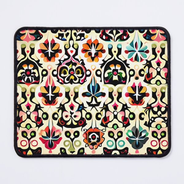 Item preview, Bohemian Royalty Medieval Grid Seamless Repeat Pattern Print designed and sold by Zeporas Castle.