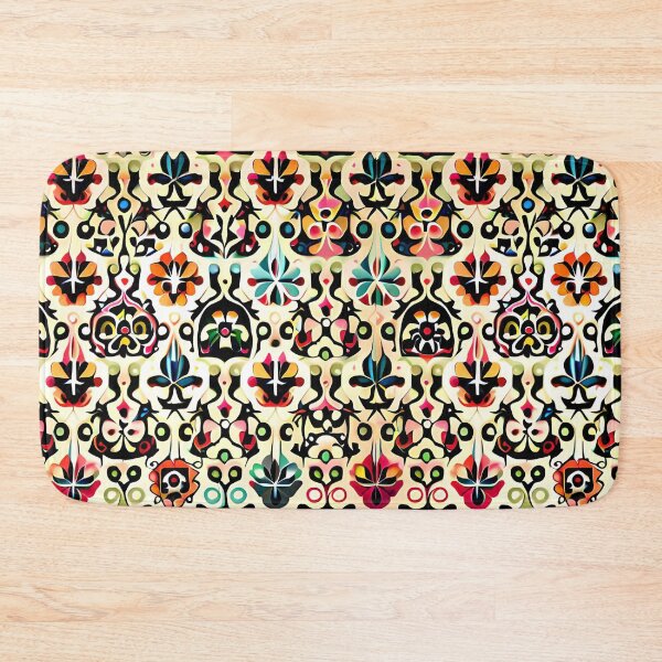 Item preview, Bohemian Royalty Medieval Grid Seamless Repeat Pattern Print designed and sold by Zeporas Castle.