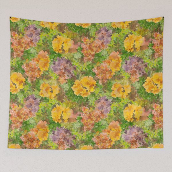 Item preview, Watery Marigolds designed and sold by  patchworkpersona.