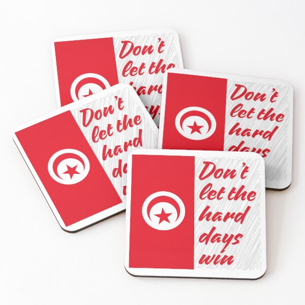 Item preview, Don't let the hard days win : tunisian revolution and independence day for men and women in and out of tunisia t-shirt designed and sold by puurfectcat.