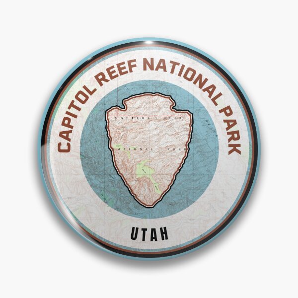Item preview, Souvenir Map - Capitol Reef National Park designed and sold by Willz Designz.