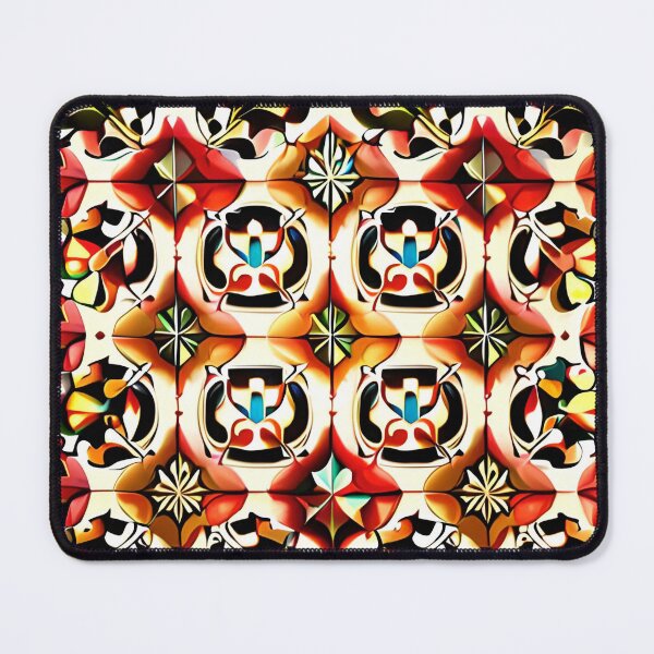 Item preview, Red Orange Exquisite Bohemian Print Seamless Repeat Pattern designed and sold by Zeporas Castle.