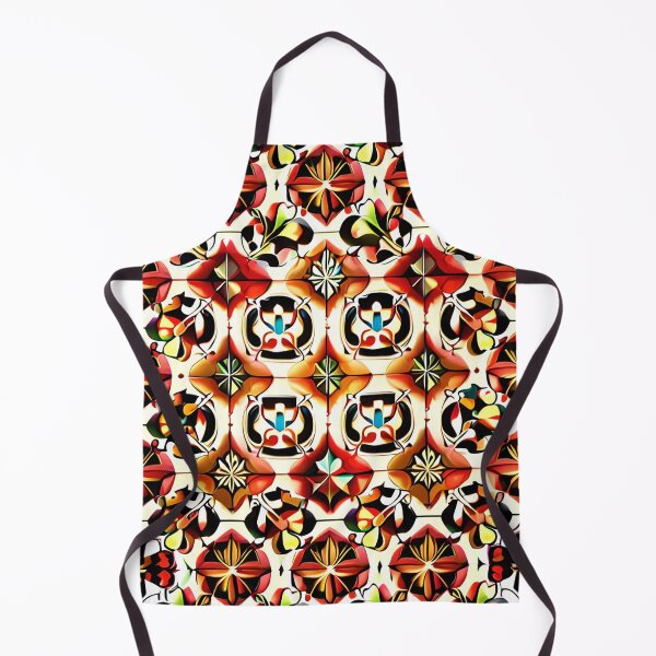 Item preview, Red Orange Exquisite Bohemian Print Seamless Repeat Pattern designed and sold by Zeporas Castle.