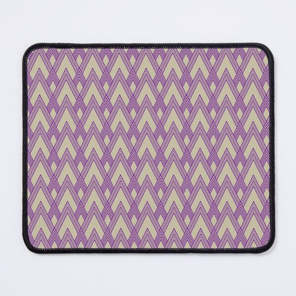 Item preview, Art Deco Pattern 16 - Romantic Purple on Off-White designed and sold by elektronen.
