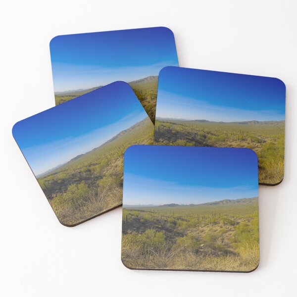 Item preview, A stunning panoramic view of the majestic mountains surrounding Tucson, Arizona designed and sold by EyezWatchin.