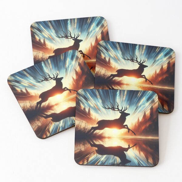 Item preview, Deer Reflection, Ai Generated Art  designed and sold by ACC .