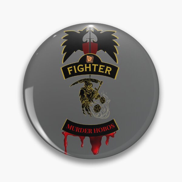 Item preview, Fighter. Murder Hobos. Biker style Patch designed and sold by Ferndragons.