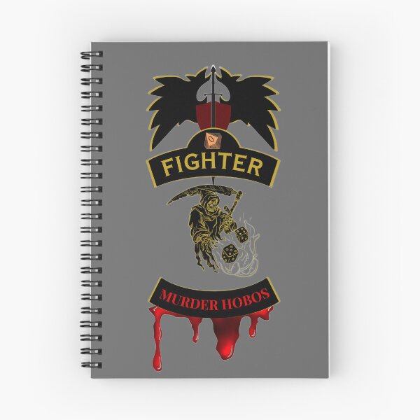 Item preview, Fighter. Murder Hobos. Biker style Patch designed and sold by Ferndragons.
