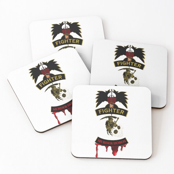 Item preview, Fighter. Murder Hobos. Biker style Patch designed and sold by Ferndragons.