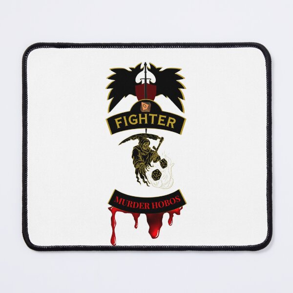 Item preview, Fighter. Murder Hobos. Biker style Patch designed and sold by Ferndragons.
