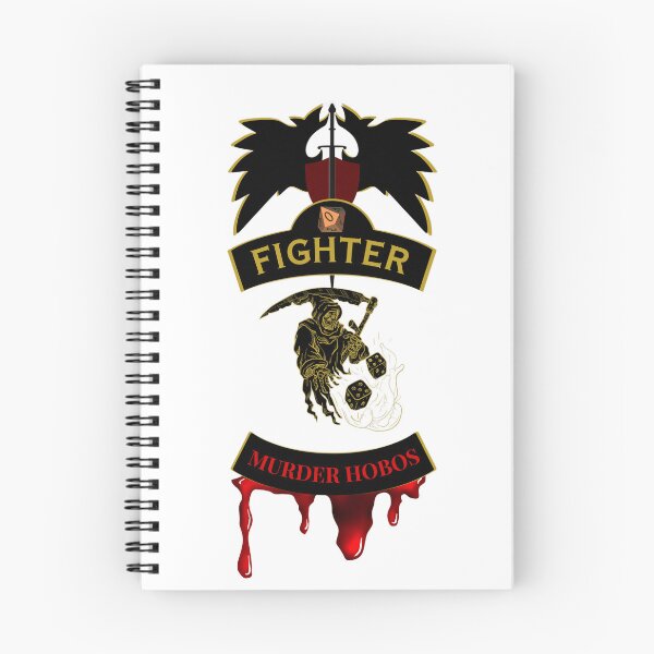 Item preview, Fighter. Murder Hobos. Biker style Patch designed and sold by Ferndragons.