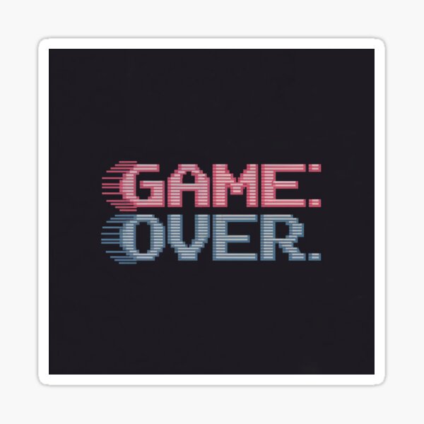 Item preview, Game Over Pixel Art Design designed and sold by Pautthead.