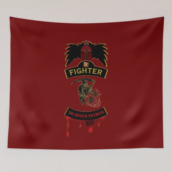Item preview, Fighter. Murder Hobos. Biker style Patch designed and sold by Ferndragons.