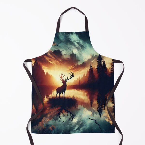 Item preview, Deer Reflection, Ai Generated Art designed and sold by ACC .