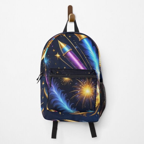 Item preview, Bright Colored Rockets And Fireworks In Space designed and sold by Melantari Vizuns.