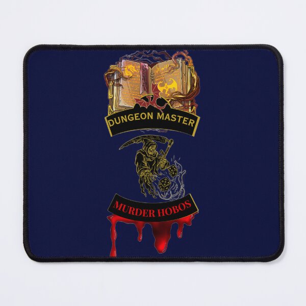 Item preview, Dungeon Master. Murder Hobos. Biker Style Patch designed and sold by Ferndragons.