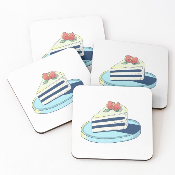 Item preview, Strawberry Cake Slice designed and sold by morimist.
