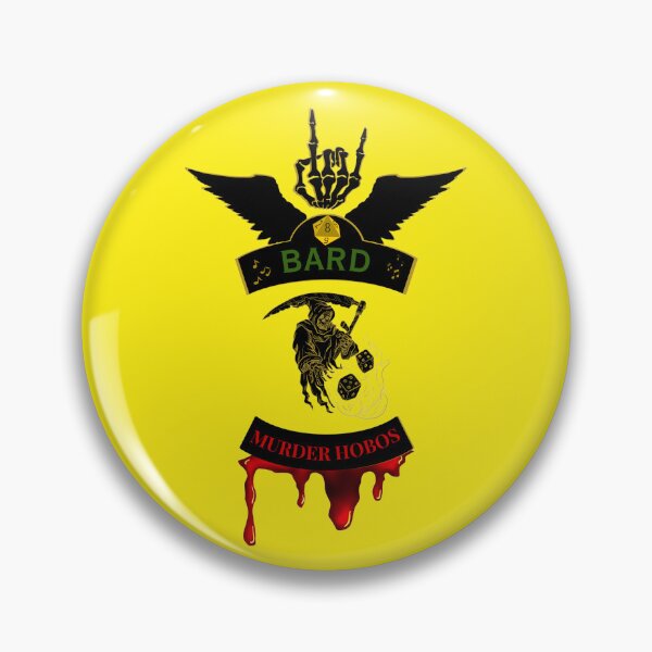 Item preview, Bard. Murder Hobos. Biker Style Patch  designed and sold by Ferndragons.