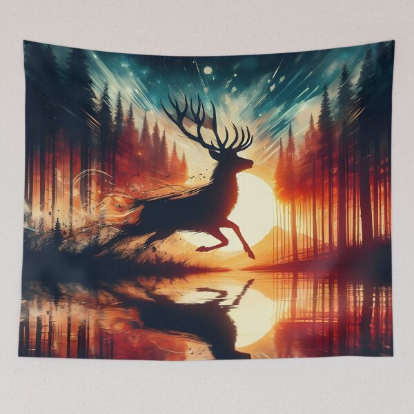 Item preview, Deer Reflection, Ai Generated Art  designed and sold by ACC .