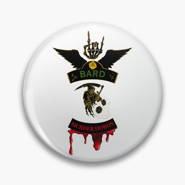 Item preview, Bard. Murder Hobos. Biker Style Patch  designed and sold by Ferndragons.