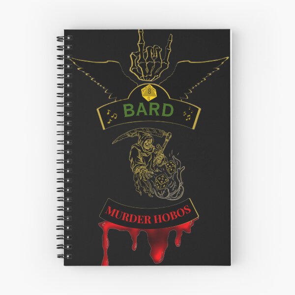 Item preview, Bard. Murder Hobos. Biker Style Patch  designed and sold by Ferndragons.