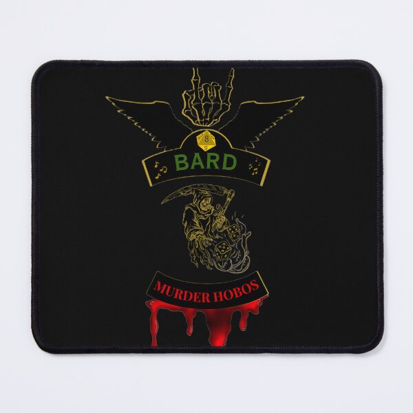Item preview, Bard. Murder Hobos. Biker Style Patch  designed and sold by Ferndragons.