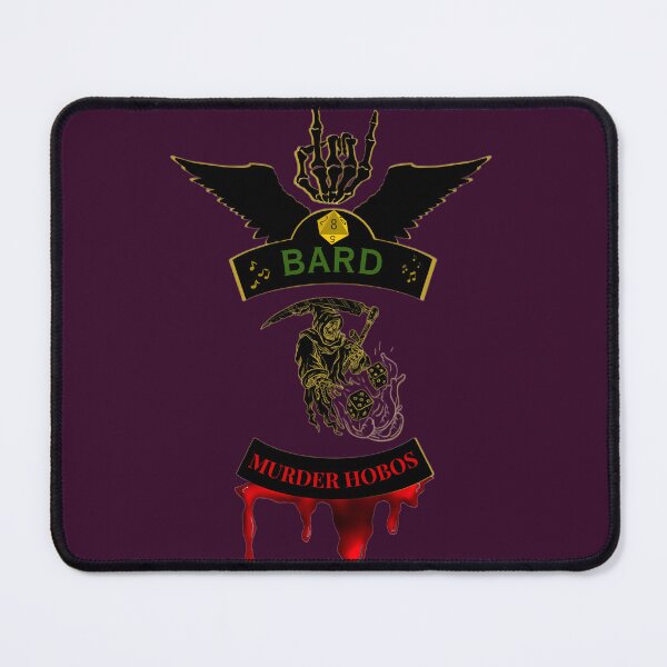 Item preview, Bard. Murder Hobos. Biker Style Patch  designed and sold by Ferndragons.