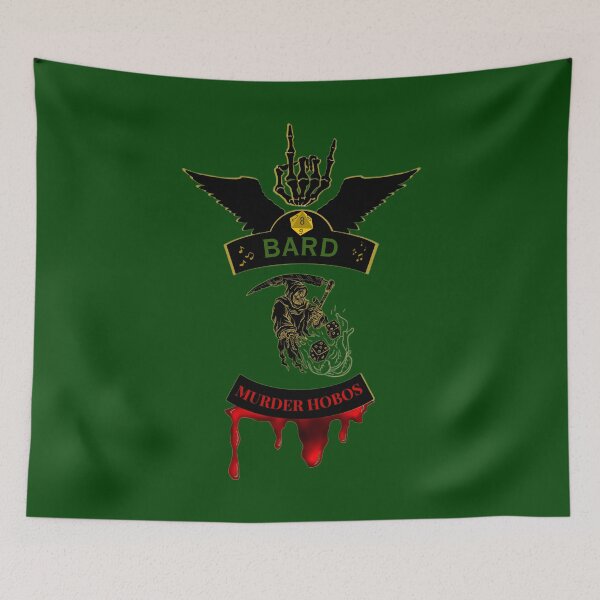 Item preview, Bard. Murder Hobos. Biker Style Patch  designed and sold by Ferndragons.