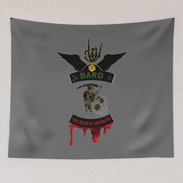 Item preview, Bard. Murder Hobos. Biker Style Patch  designed and sold by Ferndragons.