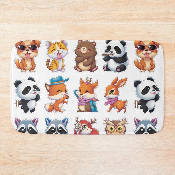 Artikelvorschau, Niedliches Kawaii-Aufkleber-Set entworfen und verkauft von PosiPrints.