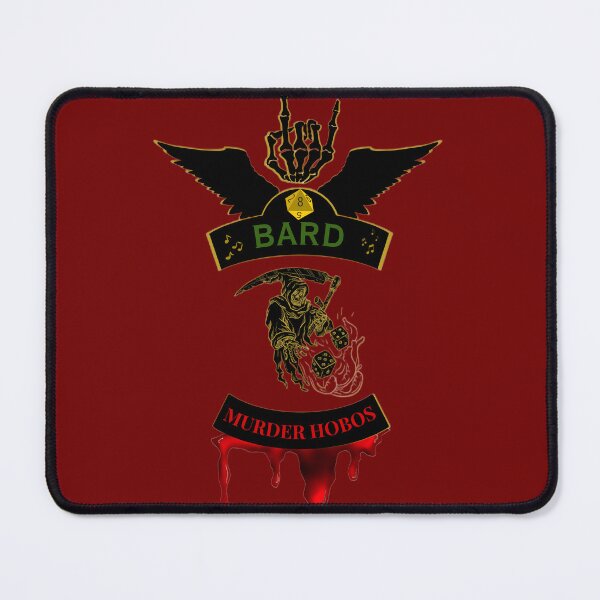 Item preview, Bard. Murder Hobos. Biker Style Patch  designed and sold by Ferndragons.