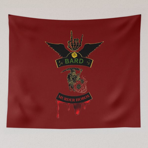 Item preview, Bard. Murder Hobos. Biker Style Patch  designed and sold by Ferndragons.