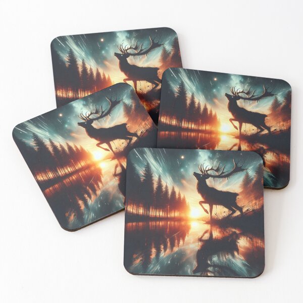 Item preview, Deer Reflection, Ai Generated Art  designed and sold by ACC .