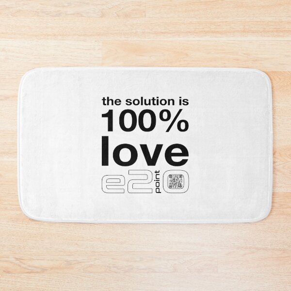 Item preview, e2point0 - The solution is 100% Love (black) designed and sold by e2point0.