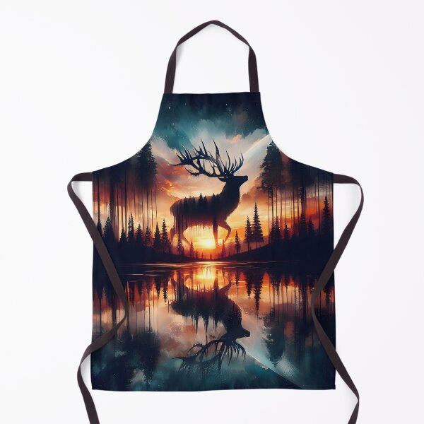 Item preview, Deer Reflection, Ai Generated Art designed and sold by ACC .
