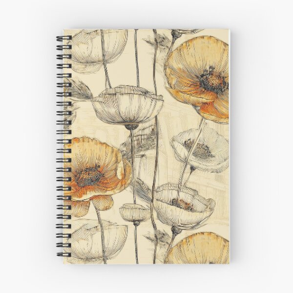 Item preview, Sketchy Girl- Floral Seamless Pattern designed and sold by LianaCreates.