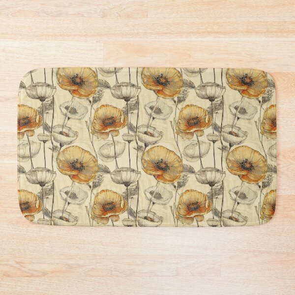 Item preview, Sketchy Girl- Floral Seamless Pattern designed and sold by LianaCreates.