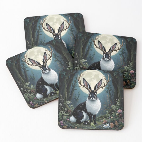 Item preview, Two-Tone Jackalope designed and sold by HabitableMoons.