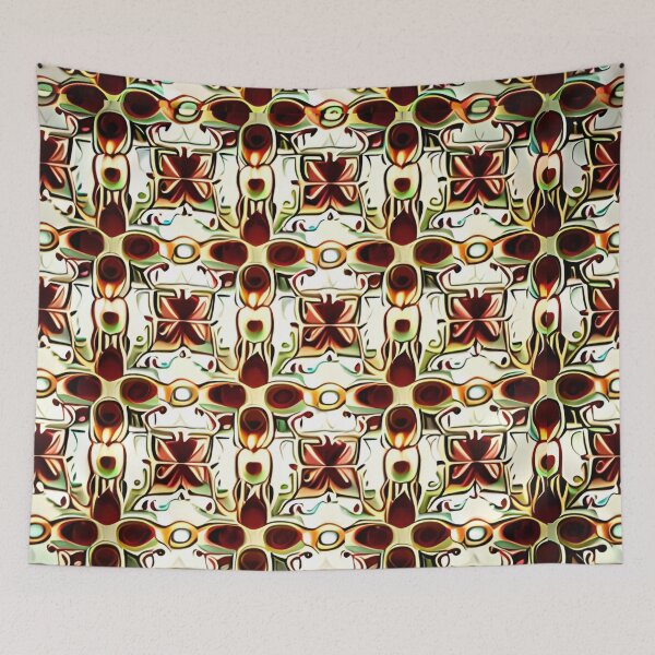 Item preview, Exquisite Seamless Pattern Majestic Repeat Mid-Century Grid Print designed and sold by Zeporas Castle.