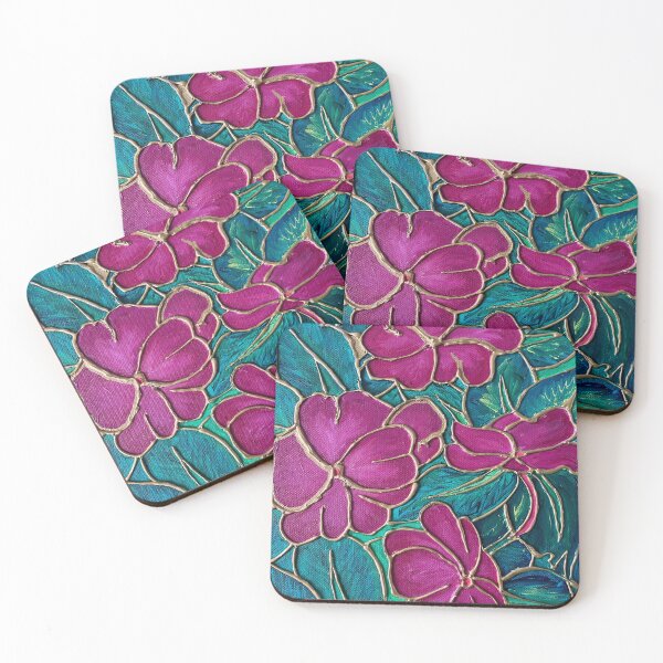 Item preview, Gold lined flowers designed and sold by JWPortman.