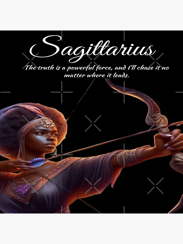 Thumbnail 3 of 3, Sticker, Queen Sagittarius designed and sold by MsLejoy1.