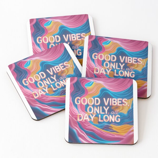 Item preview, Good vibes only, all day long designed and sold by ShopWithMus.