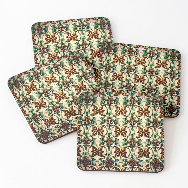 Item preview, Royal Seamless Pattern Grid Repeat Regal Mid-Century Print designed and sold by Zeporas Castle.